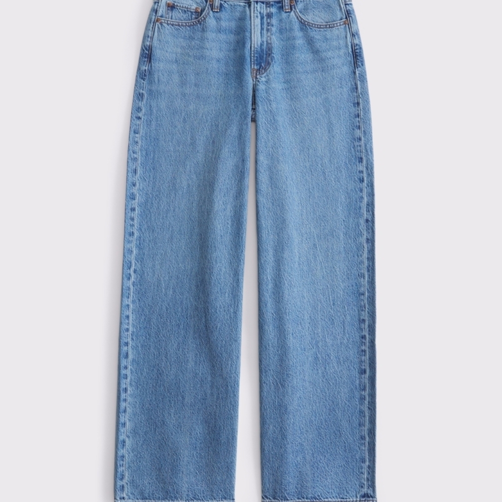 Abercrombie & Fitch Low Rise Ultra Loose Denim Jeans